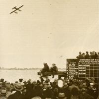 Idrocorsa M.39 in volo durante la gara della Coppa Schneider a Norfolk (US)