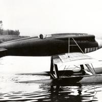 Aeronautica Macchi M.52 con Ferrarin alla Schiranna (lago di Varese)