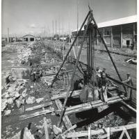 BMB - Operai al lavoro nel cantiere di ricostruzione