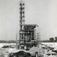 BMB - Edificio con ciminiera in ricostruzione