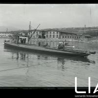 WASS - Sottomarino negli scali esterni del Silurificio Whitehead di Fiume