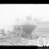 WASS - Mezzo sommergibile in costruzione al Silurificio Whitehead di Fiume