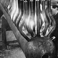 AMN Impianti Termici e Nucleari - lavorazione del collettore di un generatore di vapore per centrale termoelettrica