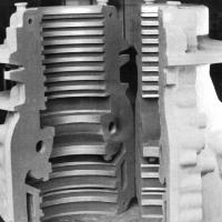 Fonderie Officine di Gorizia - particolare di una fusione in acciaio per una cassa turbina per produzione di energia