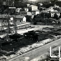 OTO - Veduta dei Cantieri del Muggiano con scafo in costruzione