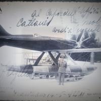 Francesco Agello con l'idrocorsa MC.72 (MM177) - record velocità 1933