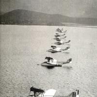 Velivolo S.55X -Ancoraggio baia di Orbetello