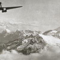 Velivolo S.55X - Sorvolo delle Alpi durante la trasvolate del 1933