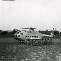 A101G - a terra per prove imbarco truppe esercito italiano