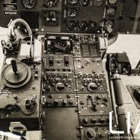 A101G - particolare del pannello comandi cabina di pilotaggio