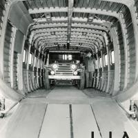 A101G - Il vano di carico con un veicolo imbarcato
