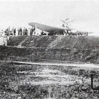 Velivolo S.64-In decollo da Montecelio