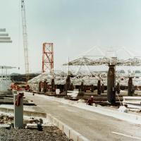 Eurelios - torre solare e specchi in costruzione