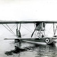 L'idrovolante Macchi M.5 sul lago di Varese, primo velivolo della prima serie