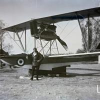 Il primo prototipo dell'M.5, presumibilmente fotografato alla Schiranna sul lago di Varese.