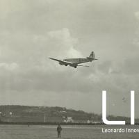 Velivolo SM.75 - in decollo dal aeroporto di Vergiate
