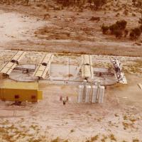 Centrale solare di Perth (Australia) - installazione di prova di una coppia di moduli cilindrici parabolici lineari