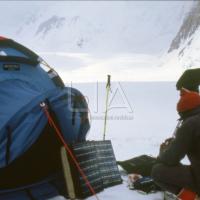 Campo base sul Gasherbrum II (Pakistan), quota 8.035 mt