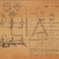 Nieuport Macchi - Idro M.9 - tavoletta manometri