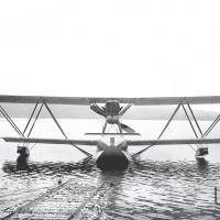 Nieuport Macchi - prototipo dell'M.12 sul lago di Varese - vista frontale