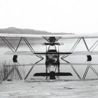 Nieuport Macchi - prototipo dell'M.12 sul lago di Varese - vista posteriore