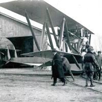 Nieuport Macchi - prototipo dell'M.12 alla Schiranna, sul lago di Varese