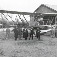 Nieuport Macchi - prototipo dell'M.12 alla Schiranna, sul lago di Varese