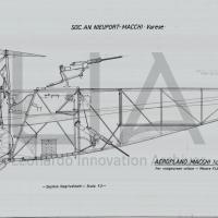 Nieuport Macchi - Ricognitore terrestre  veloce M.15 - vista laterale