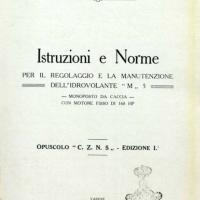 Nieuport-Macchi M.5 - manuale di istruzioni e norme -cover