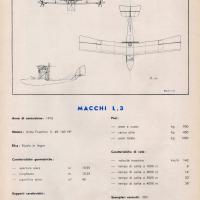Nieuport-Macchi L.3 - scheda tecnica con  disegno del trittico
