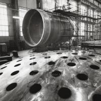 Centrale di Caorso - calotta e carcassa del reattore