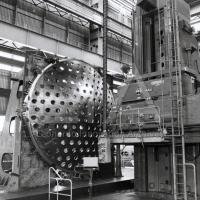 Centrale di Caorso - lavorazione calotta