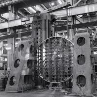 Centrale di Caorso - lavorazione della calotta