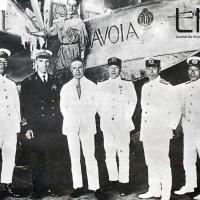 F. De Pinedo  a Tokio con le autorità locali 1925