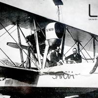 F. De Pinedo  su S16 ter con il motorista Campanelli