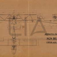 Idrovolante Macchi M.24 BIS civile - trittico