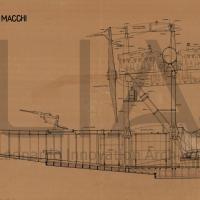 Idrovolante Macchi M.24 BIS - tipo militare - vista laterale