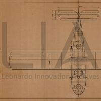 Idrovolante Macchi M.24 - 800 HP. Cellula ingrandita  - vista in pianta