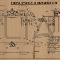 Idrovolante Macchi M.24 - quadro strumenti di navigazione