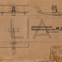 Idrovolante Macchi M.26 - trittico