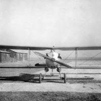Velivolo terrestre Nieuport-Macchi - M.29 sul Campo di volo a Malpensa (Varese)