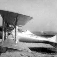 Velivolo terrestre Nieuport-Macchi - M.29 sul Campo di volo a Malpensa (Varese)