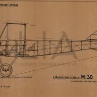 Velivolo terrestre Macchi M.30 - versione scuola - particolari costruttivi