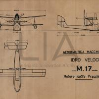 Idro veloce Macchi M.17 - trittico