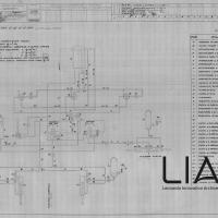 SIAI Marchetti - SM75- Schema comando idraulico carrello e aletta freno