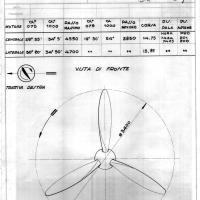 SIAI Marchetti - Eliche - Dati di montaggio elica metallica tripale PWO - 2 diam. 3400 P