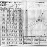 SIAI Marchetti - Eliche - Elica metallica tripale trattiva sinistra diam. 3700