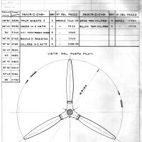 SIAI Marchetti - Eliche - Elica metallica tripale diam. 3150 per apparecchio RO.37bis