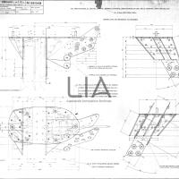 SIAI Marchetti - S.55 - Piastra posteriore supporto cavalletto motori